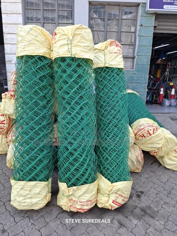 PVC-Coated Chain-Link Fencing. 5ft by 18mtrs