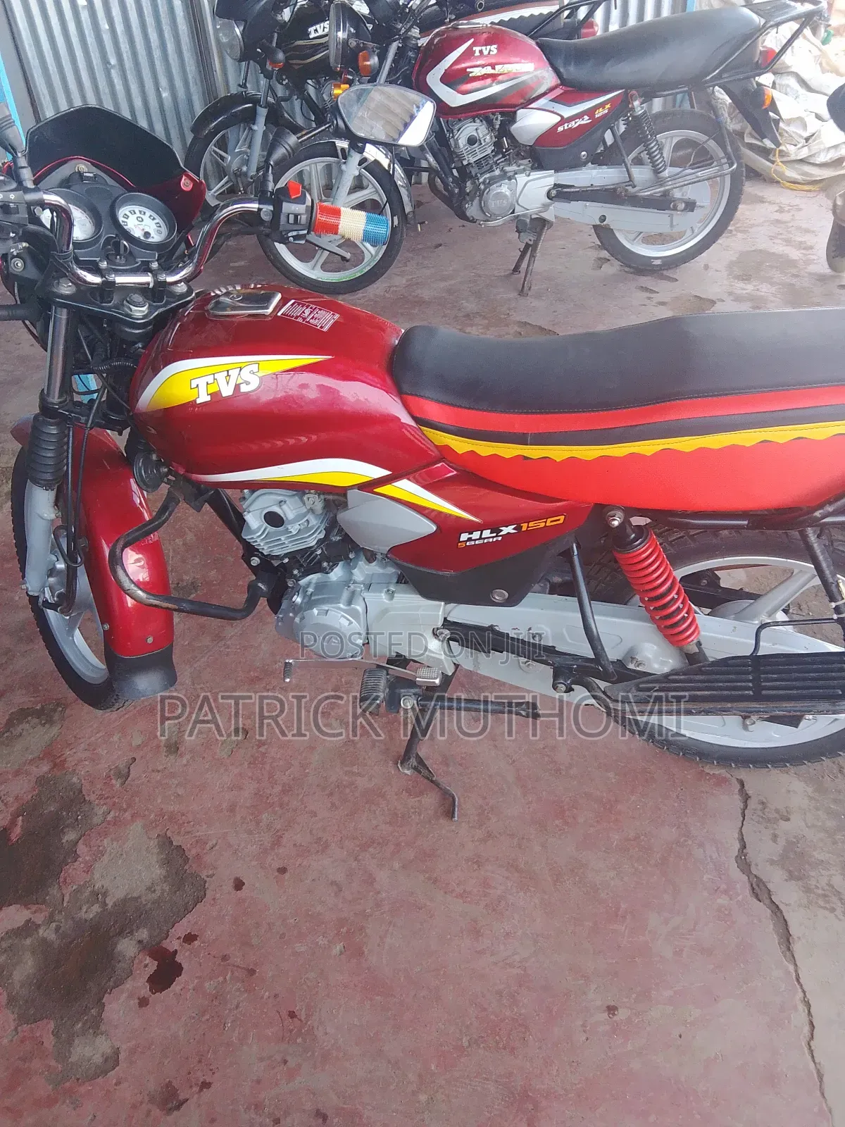 TVS HLX Plus ES 2024 Red