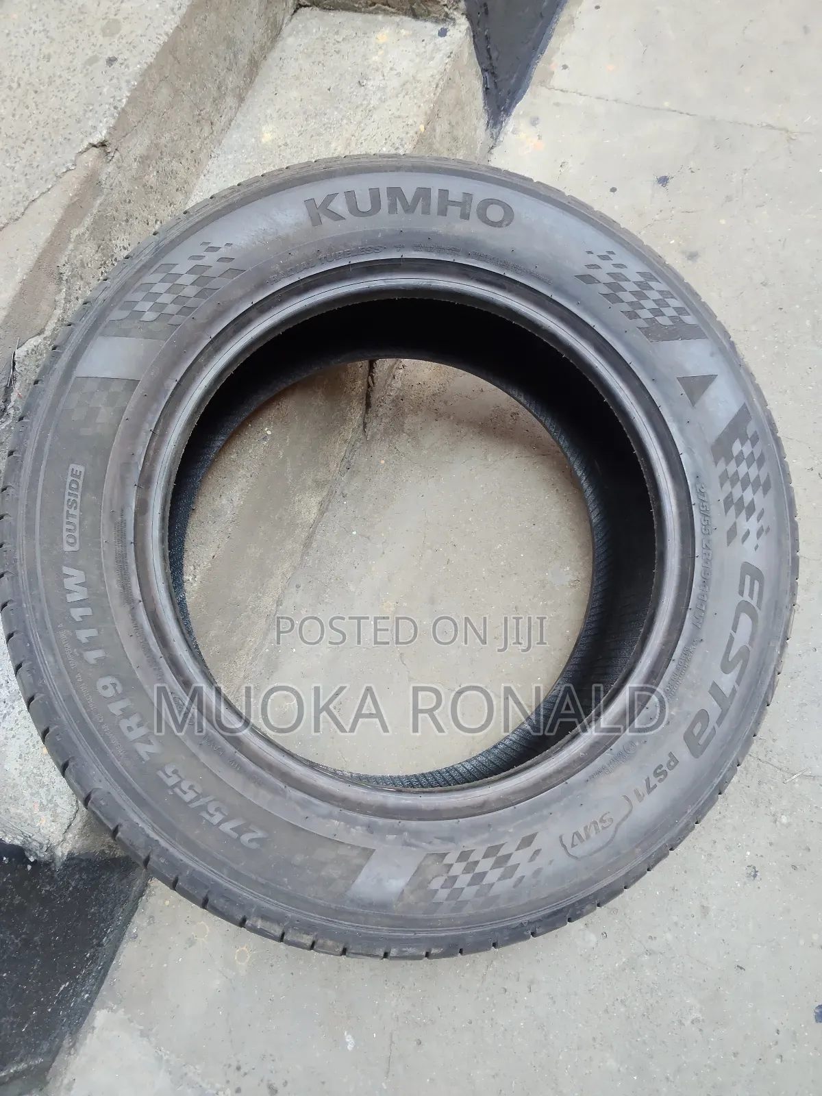275/55r19 Kumho Tyre Made Korea