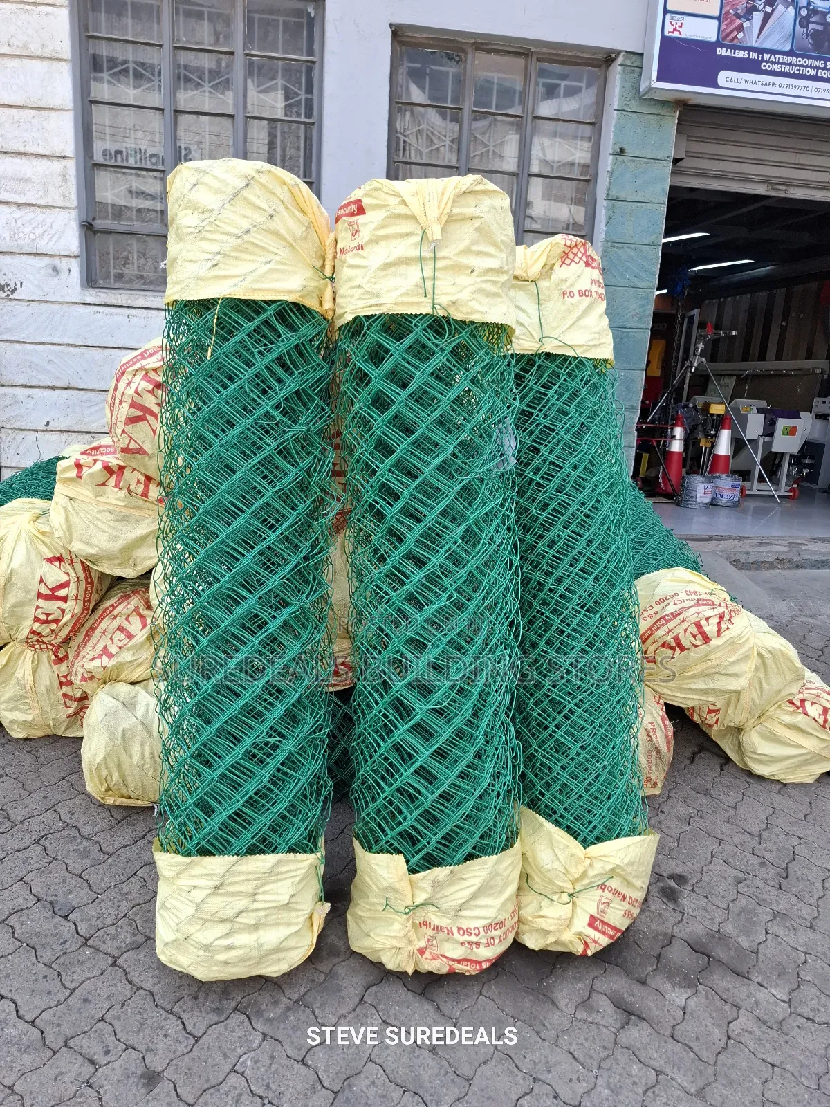 14g Pvc Coating Chain-link Fencing 6ft × 18mtrs