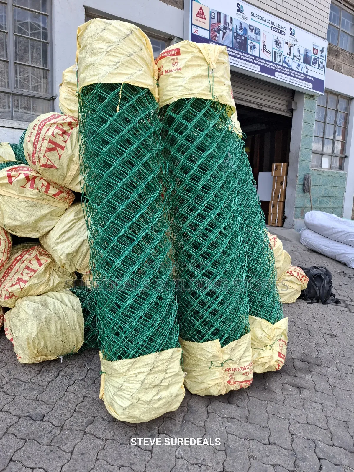 14g Pvc Coating Chain-link Fencing 6ft × 18mtrs