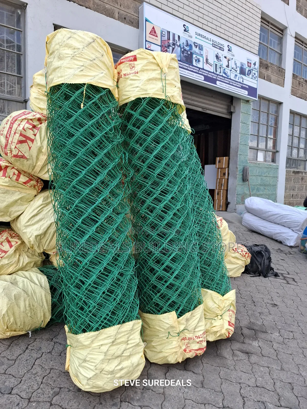 14g Pvc Coating Chain-link Fencing 6ft × 18mtrs