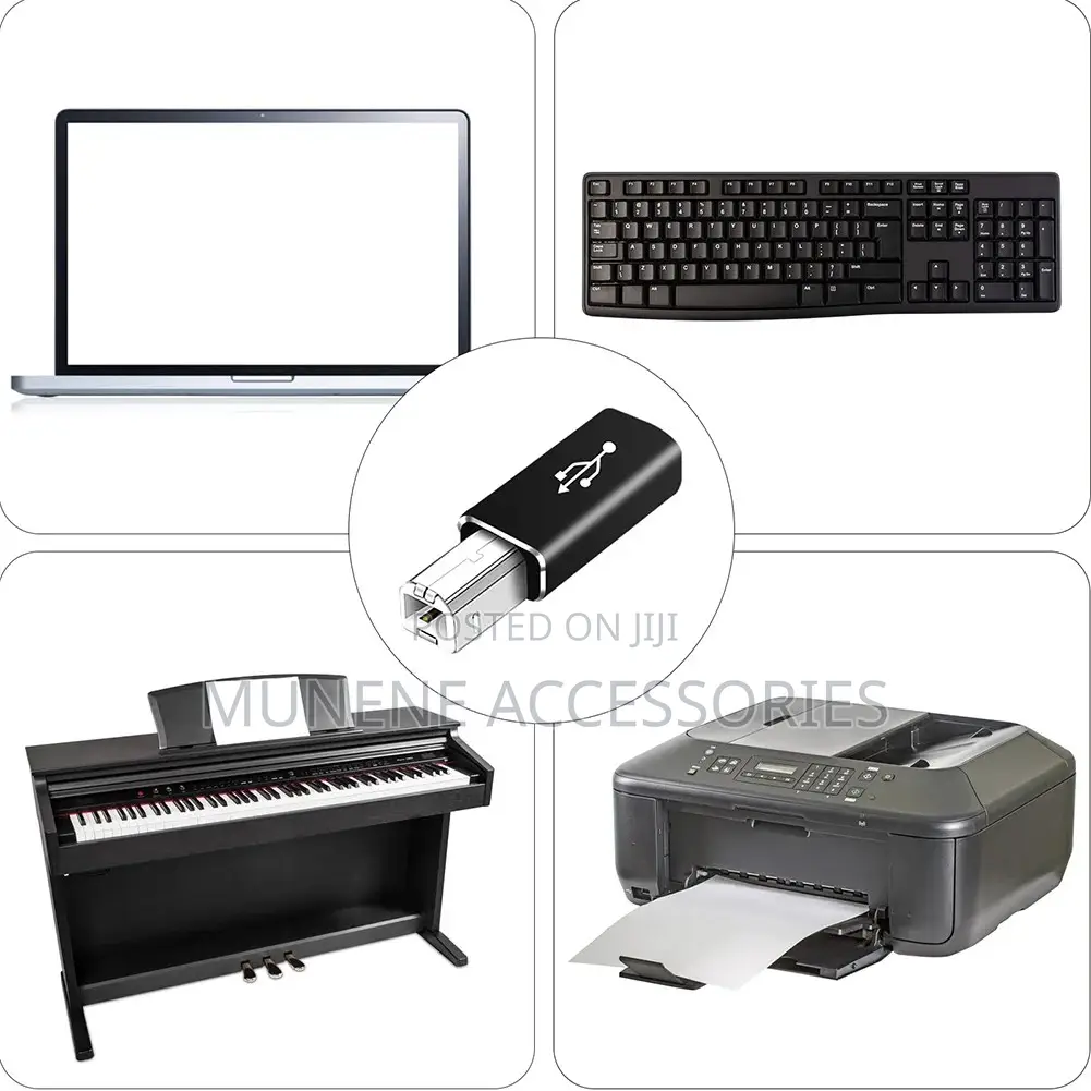 Usb Type-C to Printer Cable Adapter Port Converter for Piano Printer