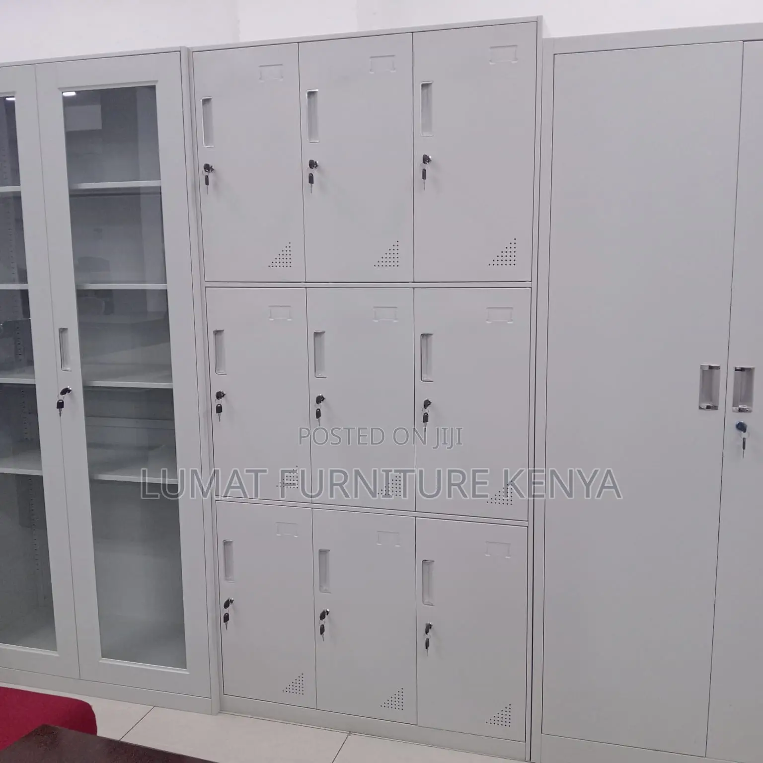 School 9 Lockers Cabinet