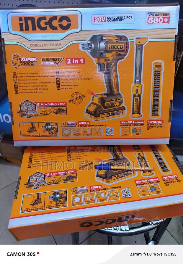 Cordless Impact Wrench 2 in 1
