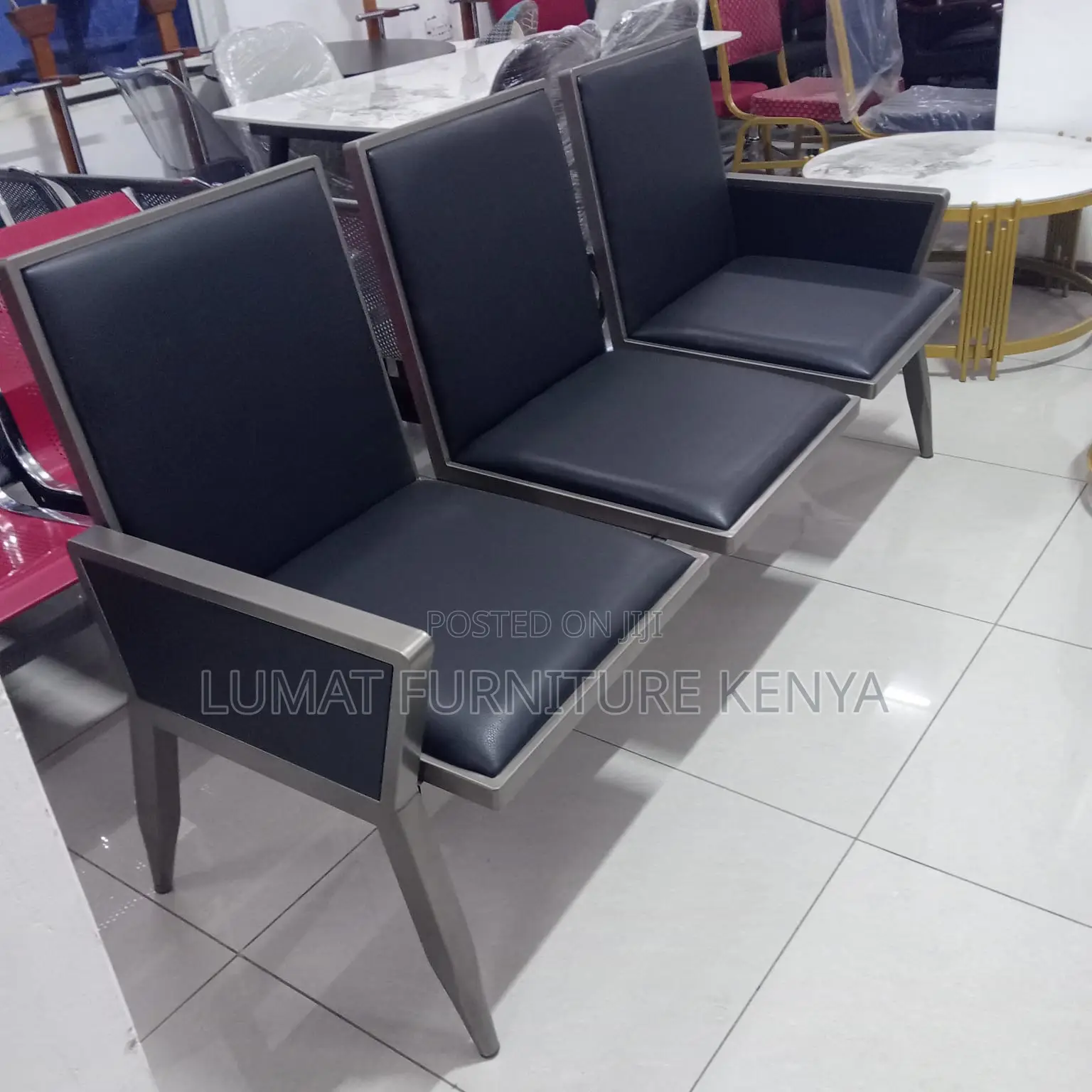 3-Seater Padded Bench