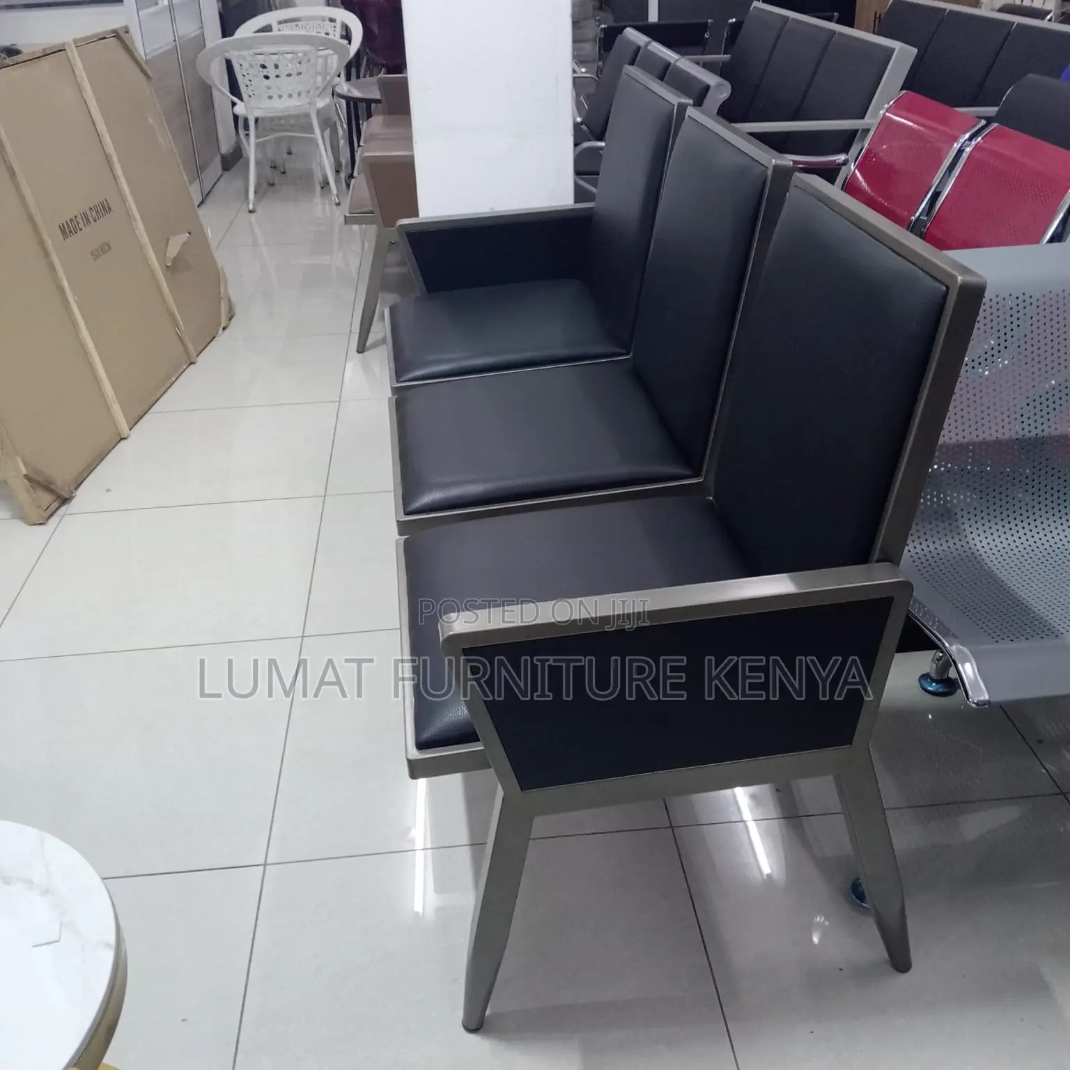 3-Seater Padded Bench