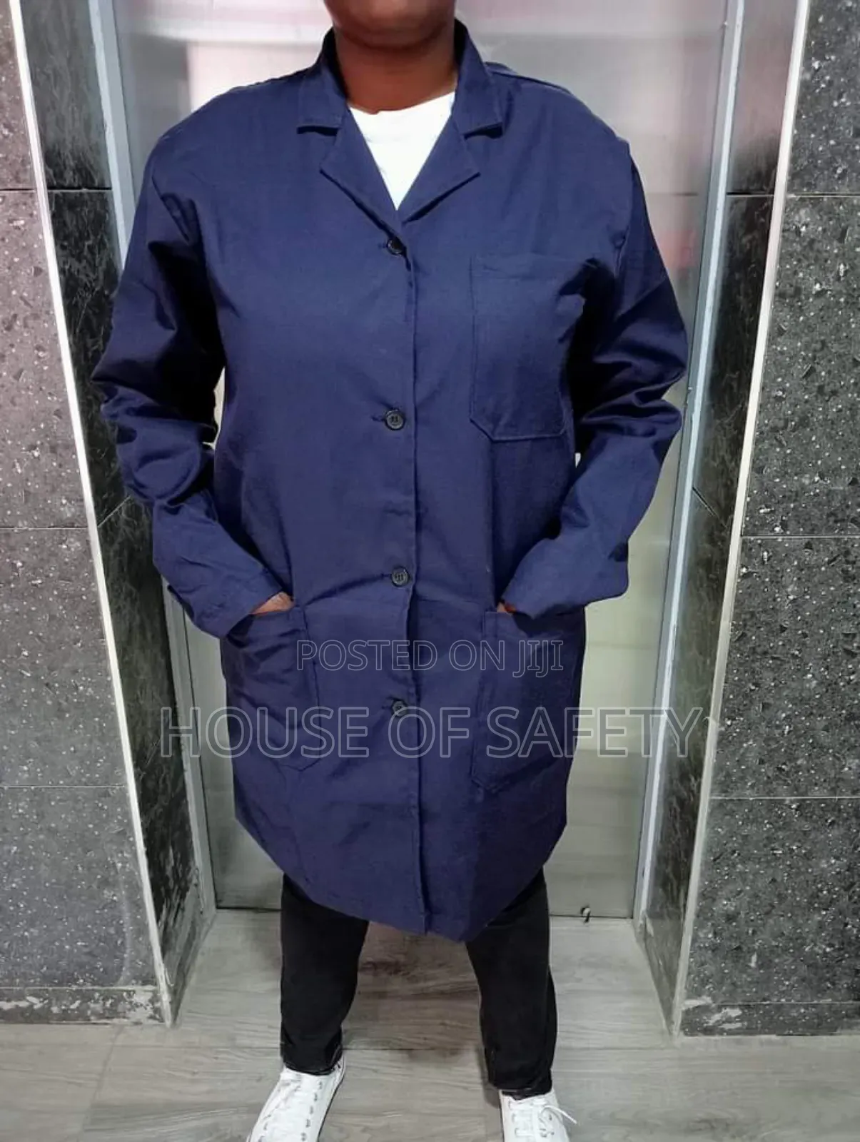 Purple And Navy Blue Dustcoats
