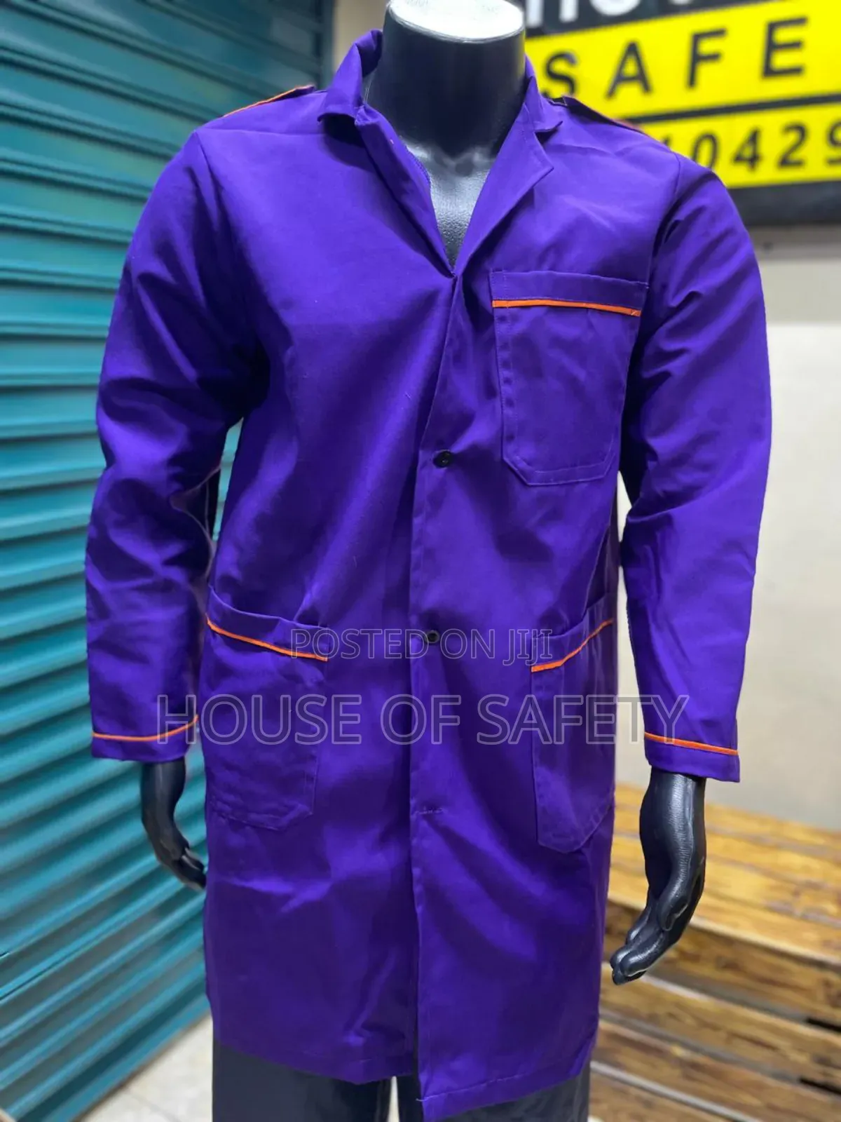Purple And Navy Blue Dustcoats
