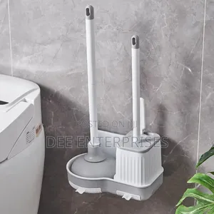 3 in 1 Toilet Brush Plunger Set