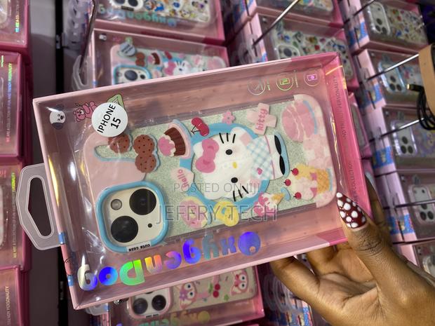 Soniaa Magsafe Hello Kitty Cartoon Design Case for iPhone 15 - thumbnail 3