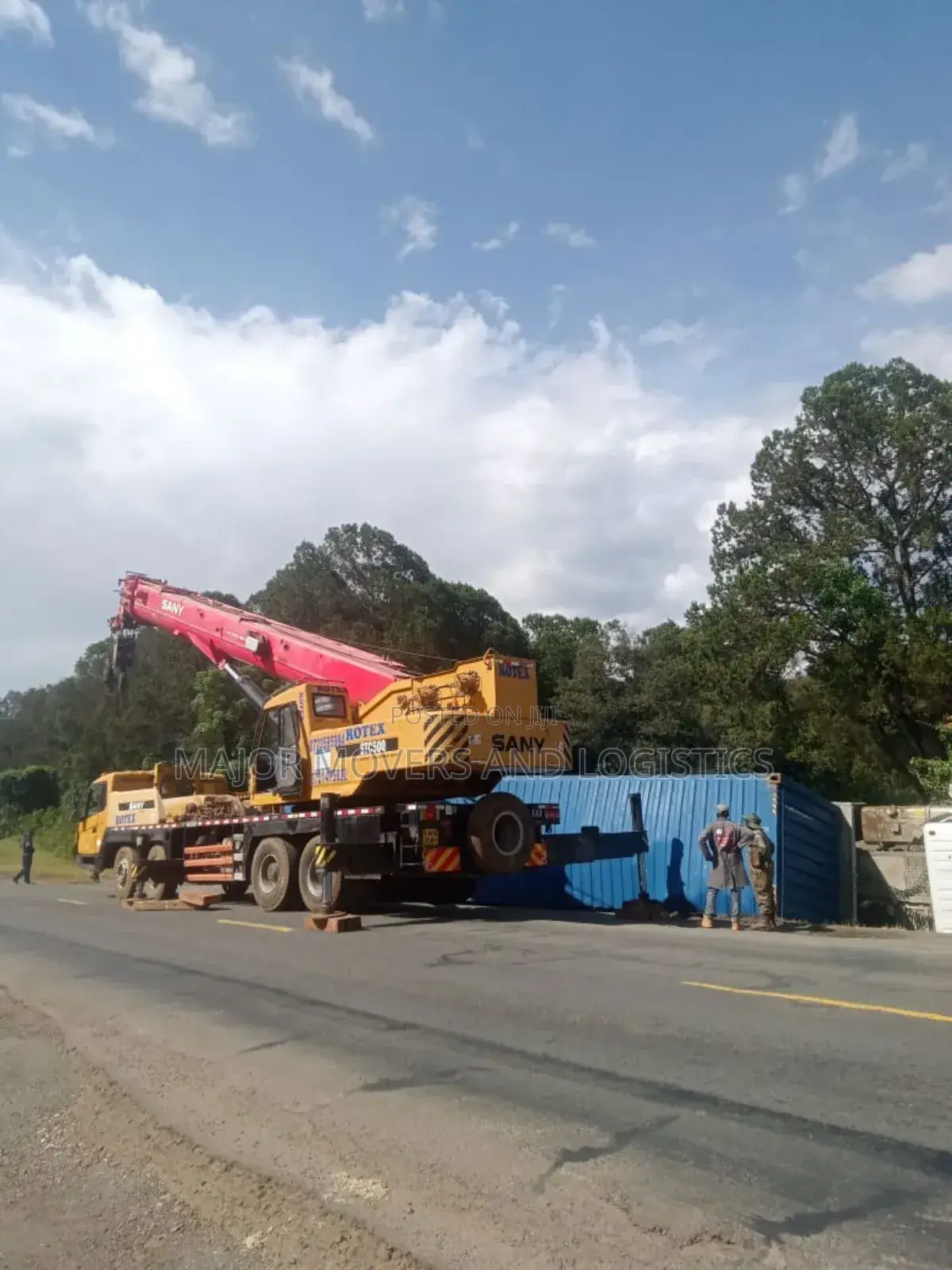 Crane for Hoisting Services Available.