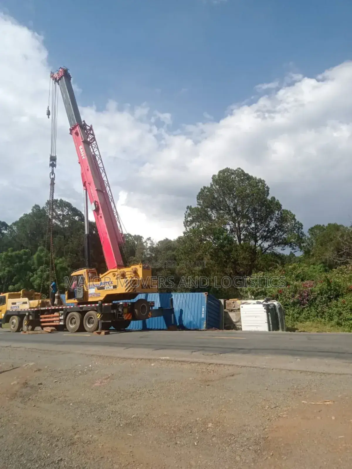Crane for Hoisting Services Available.