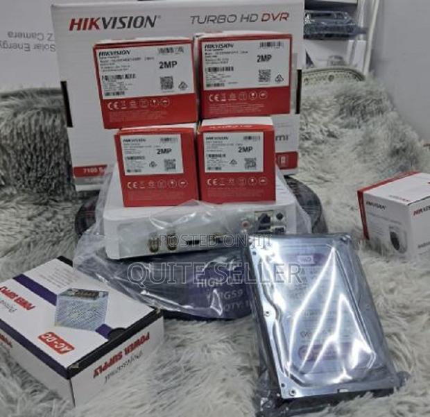 4port Channel DVR 4camera Complete Hikivision Set