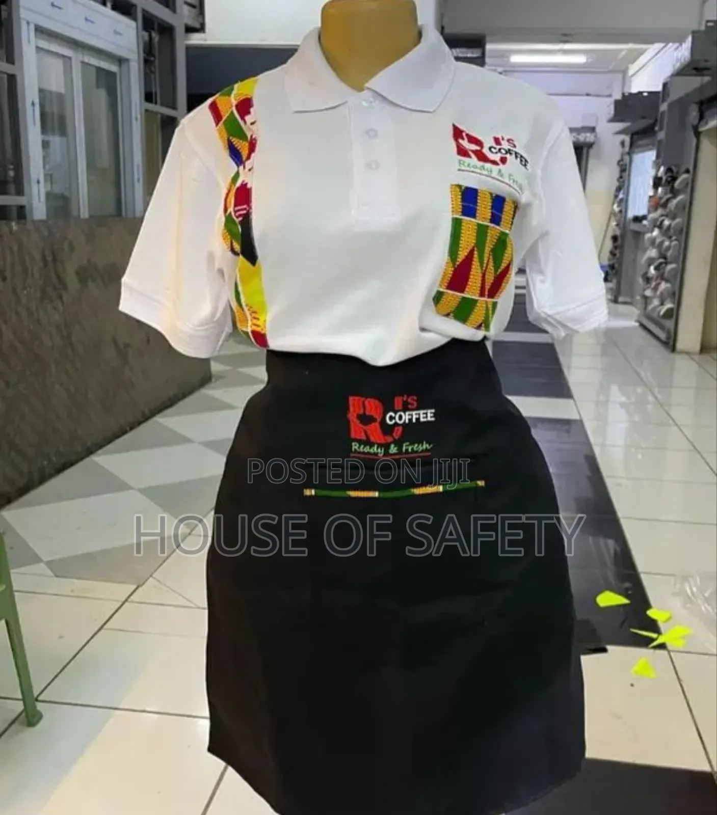 Kitxhen Apron, Plus A Polo And Ankara