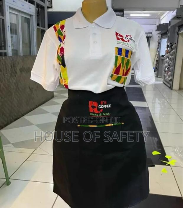 Kitxhen Apron, Plus A Polo And Ankara