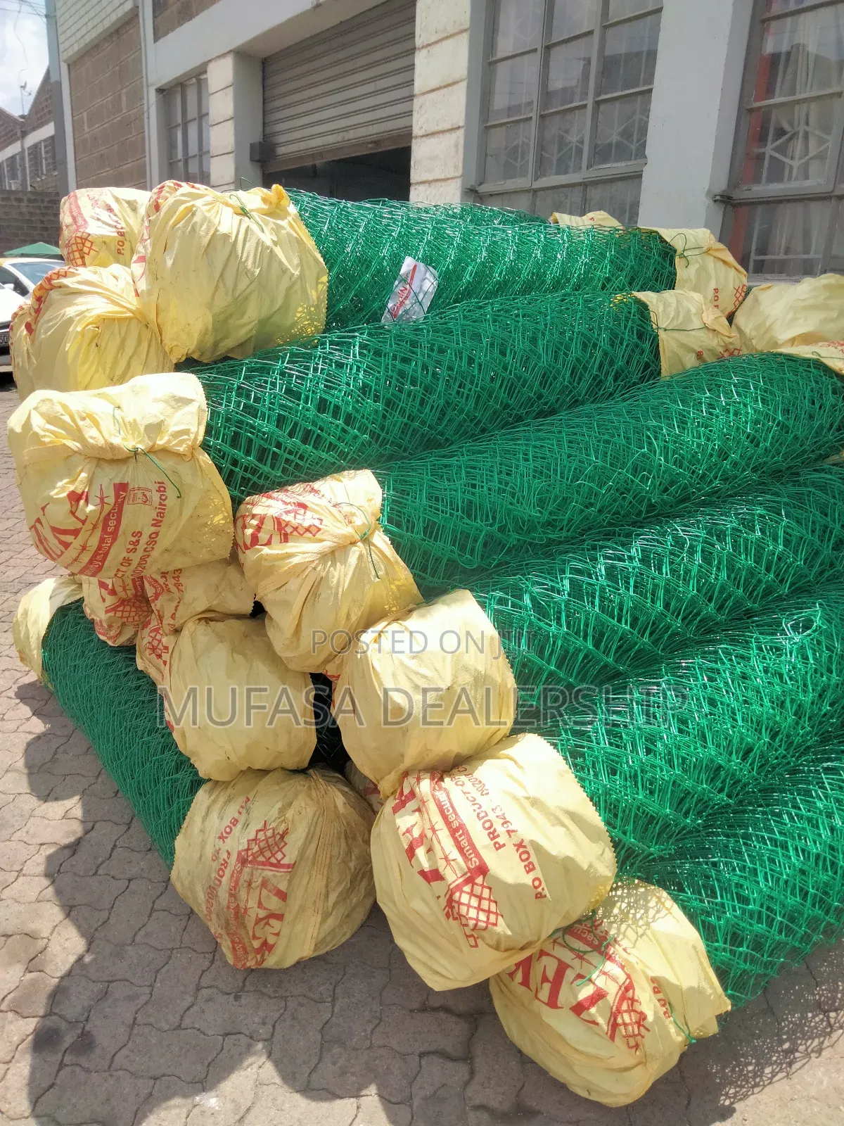 18mtrs Long PVC Coated Chainlink