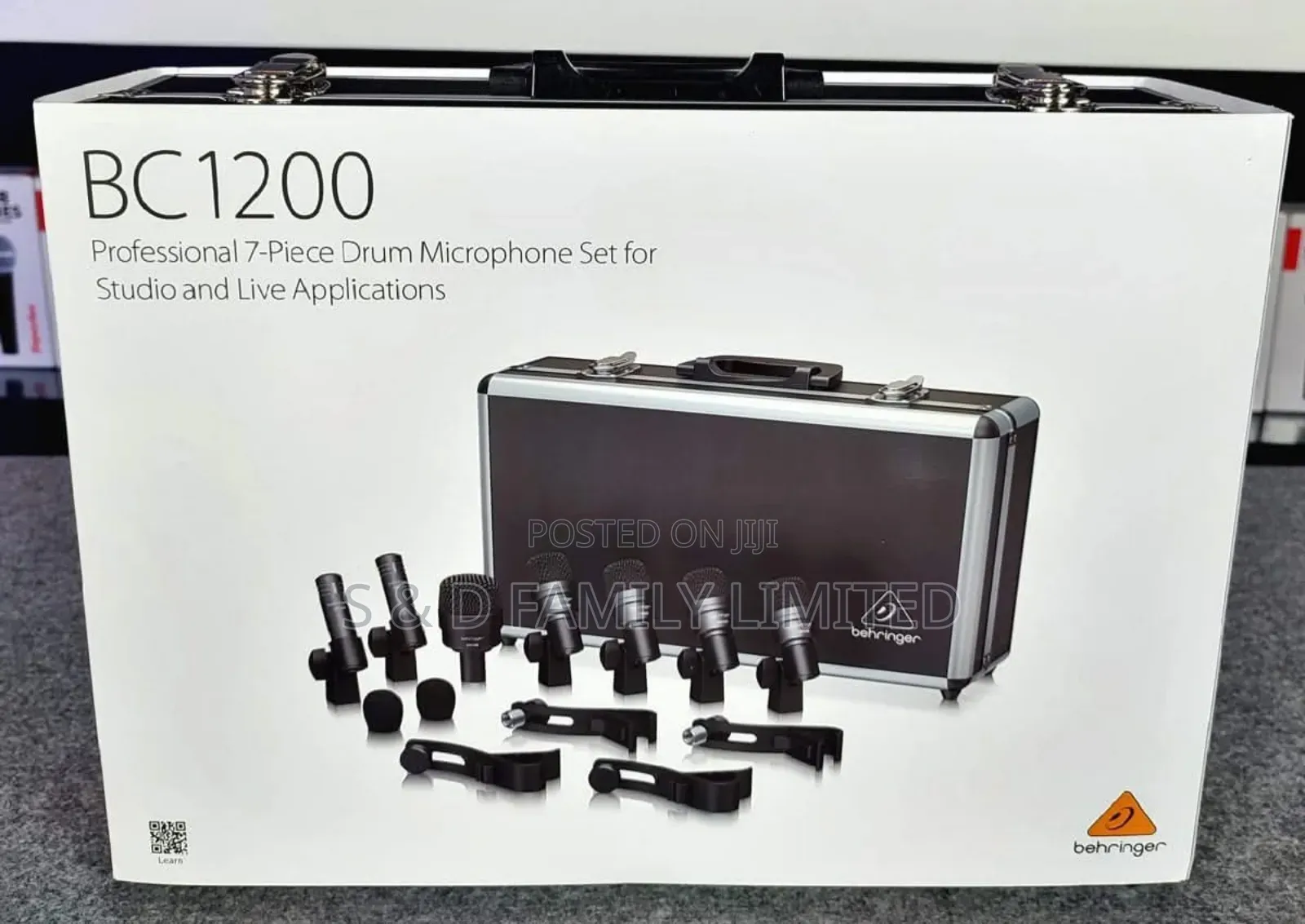 Behringer Bc1200 Professional 7-Piece Drum Microphone Set
