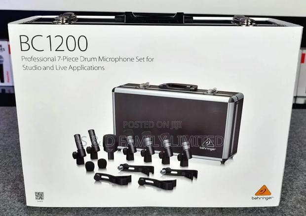 Behringer Bc1200 Professional 7-Piece Drum Microphone Set