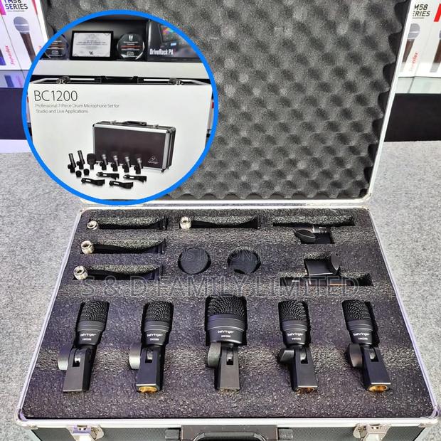 Behringer Bc1200 Professional 7-Piece Drum Microphone Set - thumbnail 2