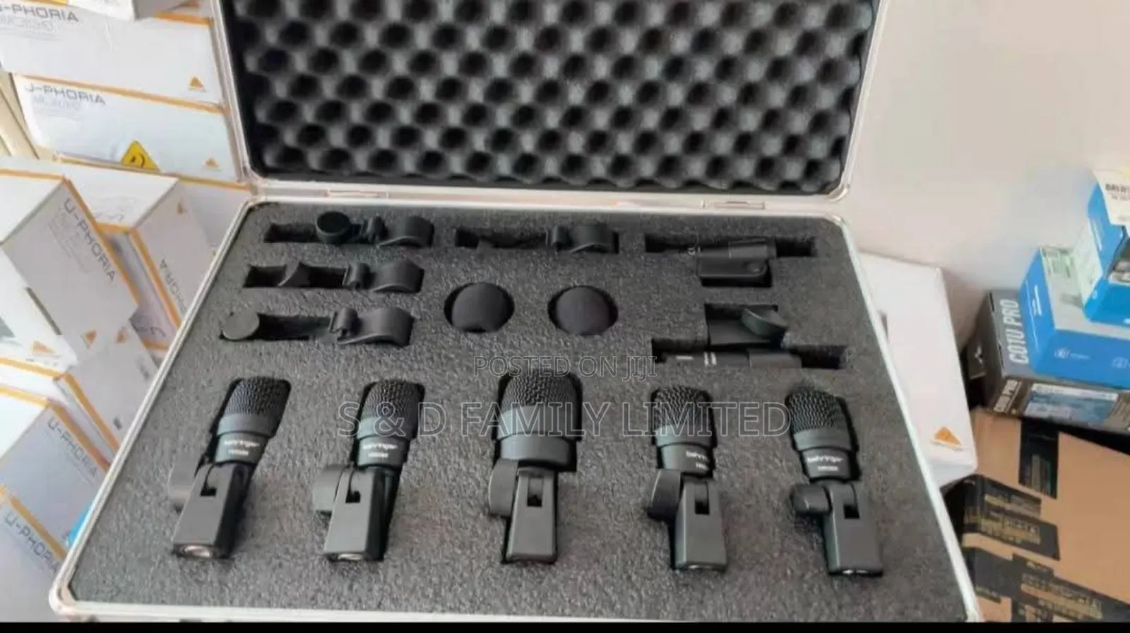 Behringer Bc1200 Professional 7-Piece Drum Microphone Set
