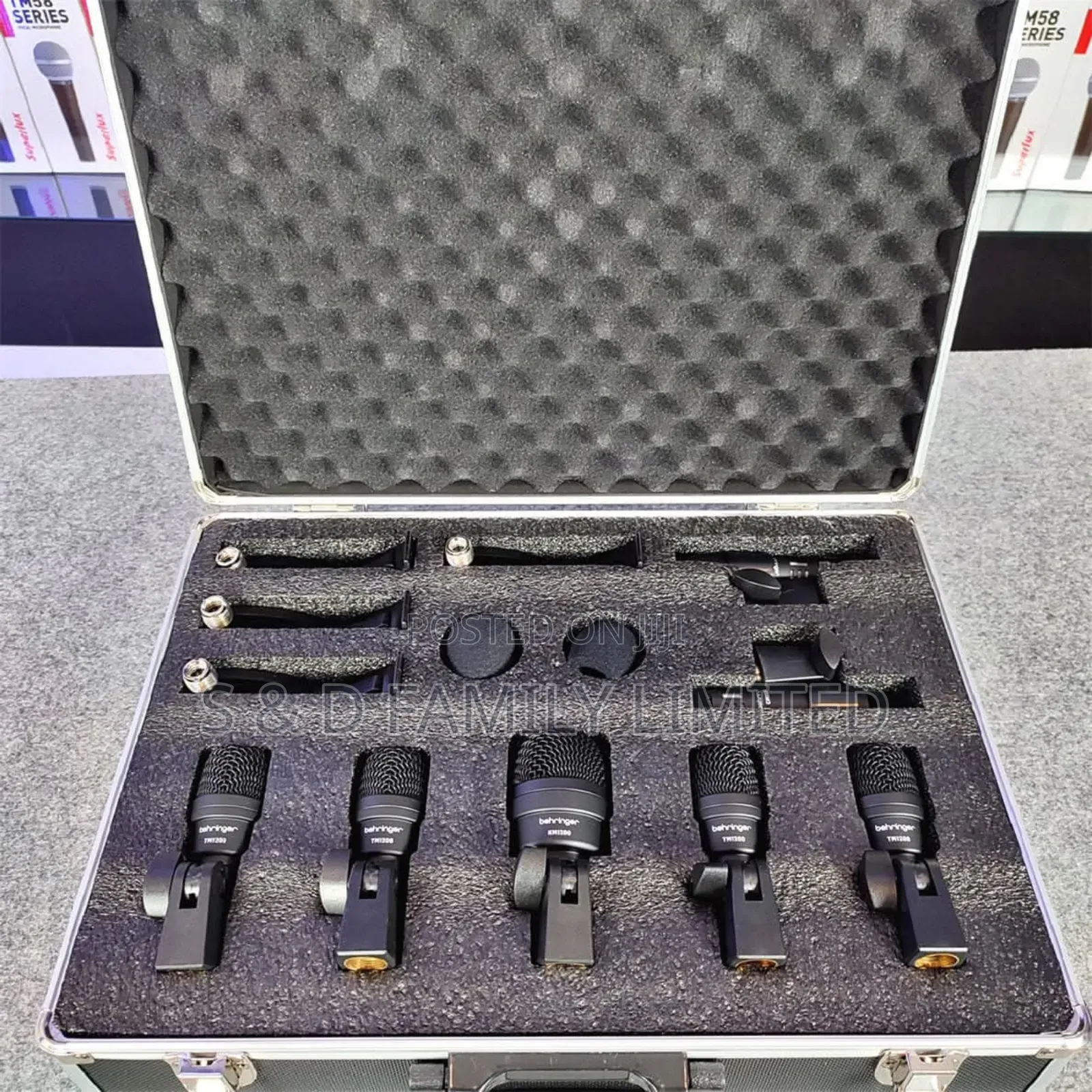 Behringer Bc1200 Professional 7-Piece Drum Microphone Set