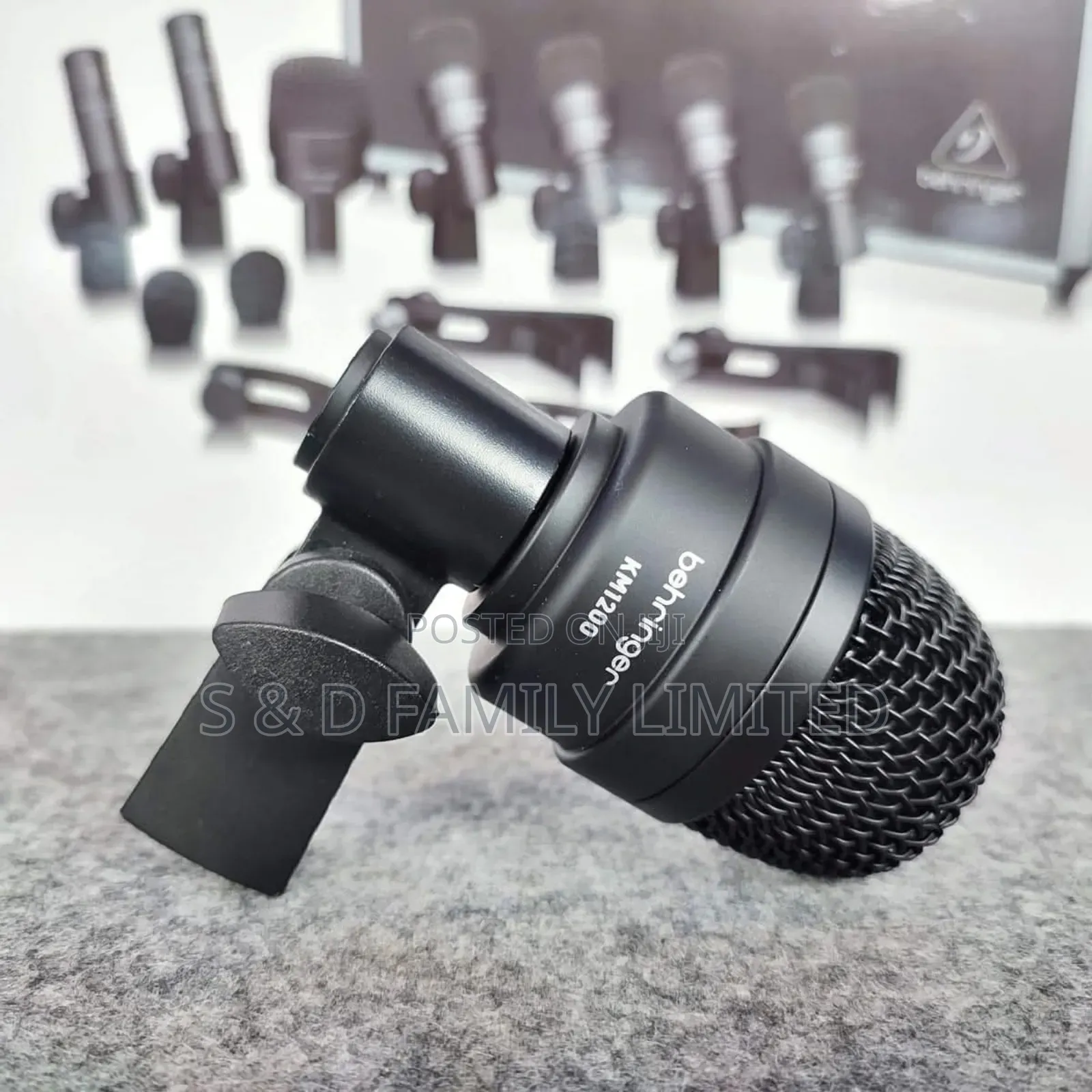 Behringer Bc1200 Professional 7-Piece Drum Microphone Set