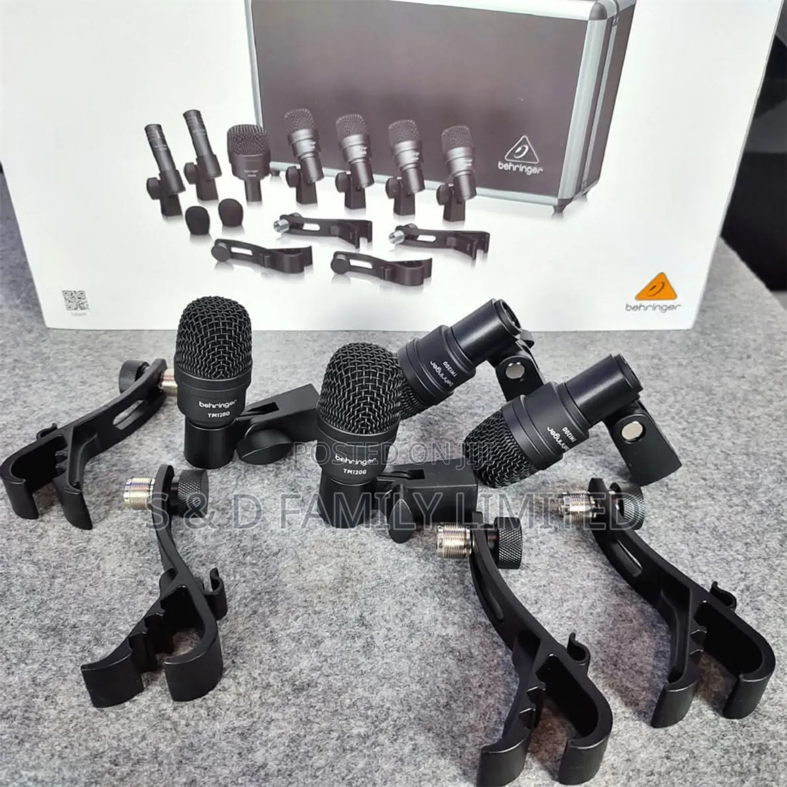 Behringer Bc1200 Professional 7-Piece Drum Microphone Set