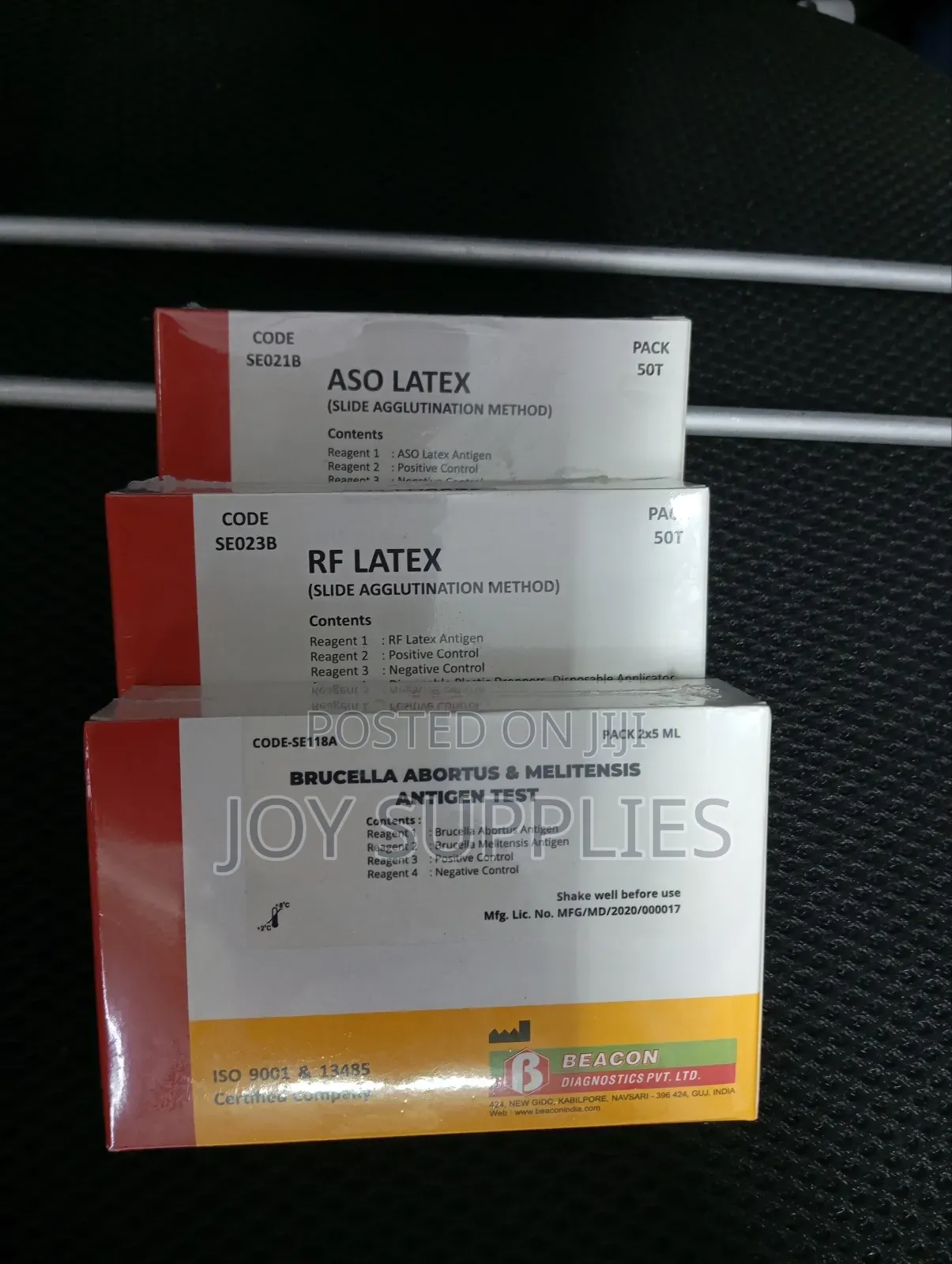 Asot Latex Kit, Brucella a/M, Rheumatoid Factor