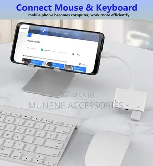3-in-1 Usb C to Usb-a Otg Splitter With 3.5mm Audio Jack and Pd Fast