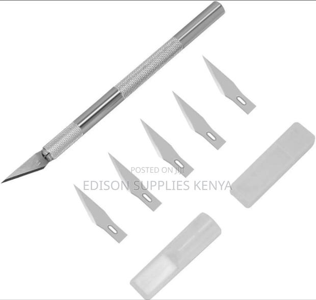 Precision Craft Knife Scapel With Extra Blades Art Knives - thumbnail 2