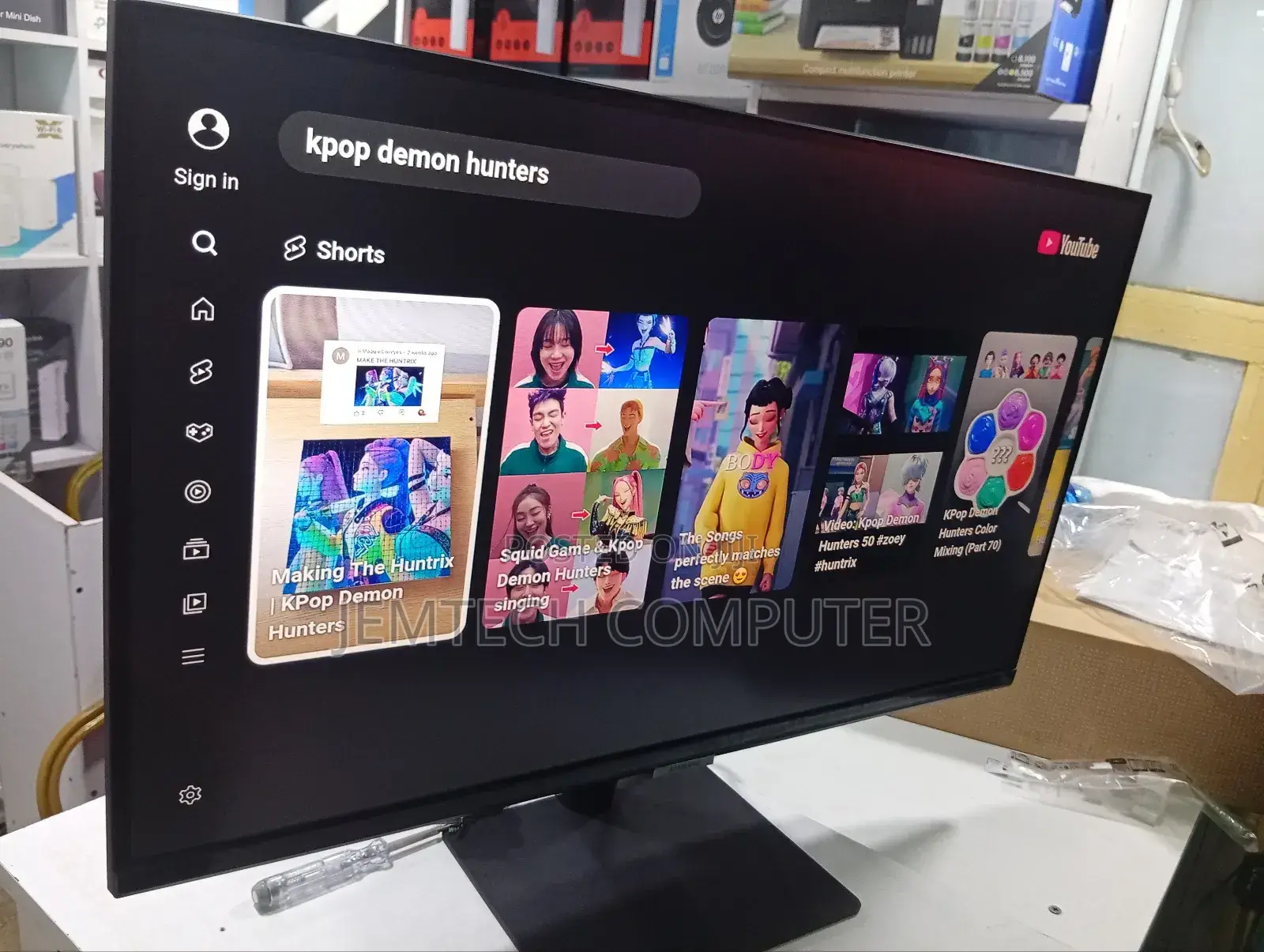 Samsung Smart Monitor M5 27′′-Ls27dm500emxue