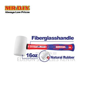 Rubber Hammer Mallet 16oz White Head Emtop Rubber Mallets 450 Grams - thumbnail 2