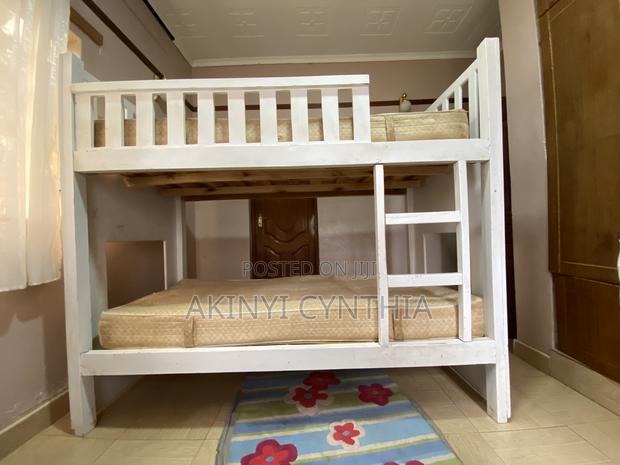 3x6 Kids Bunk Bed With Spring Mattresses