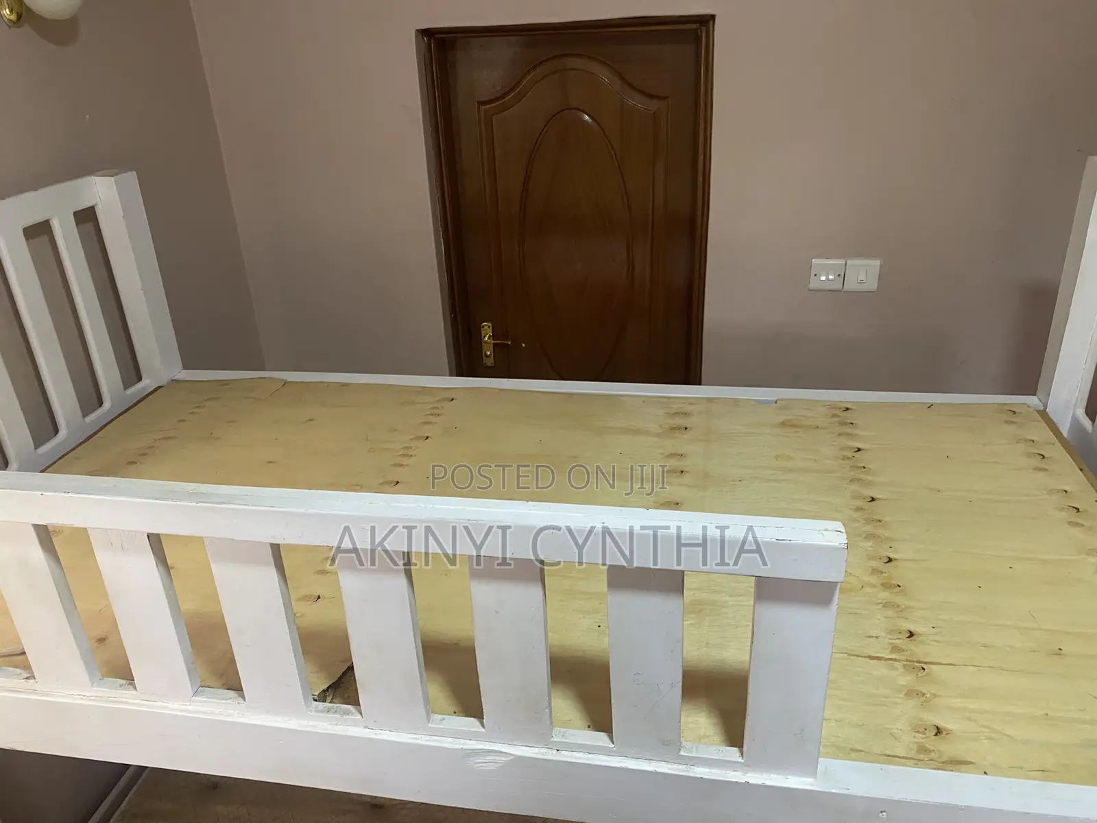 3x6 Kids Bunk Bed With Spring Mattresses