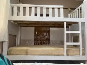 3x6 Kids Bunk Bed With Spring Mattresses