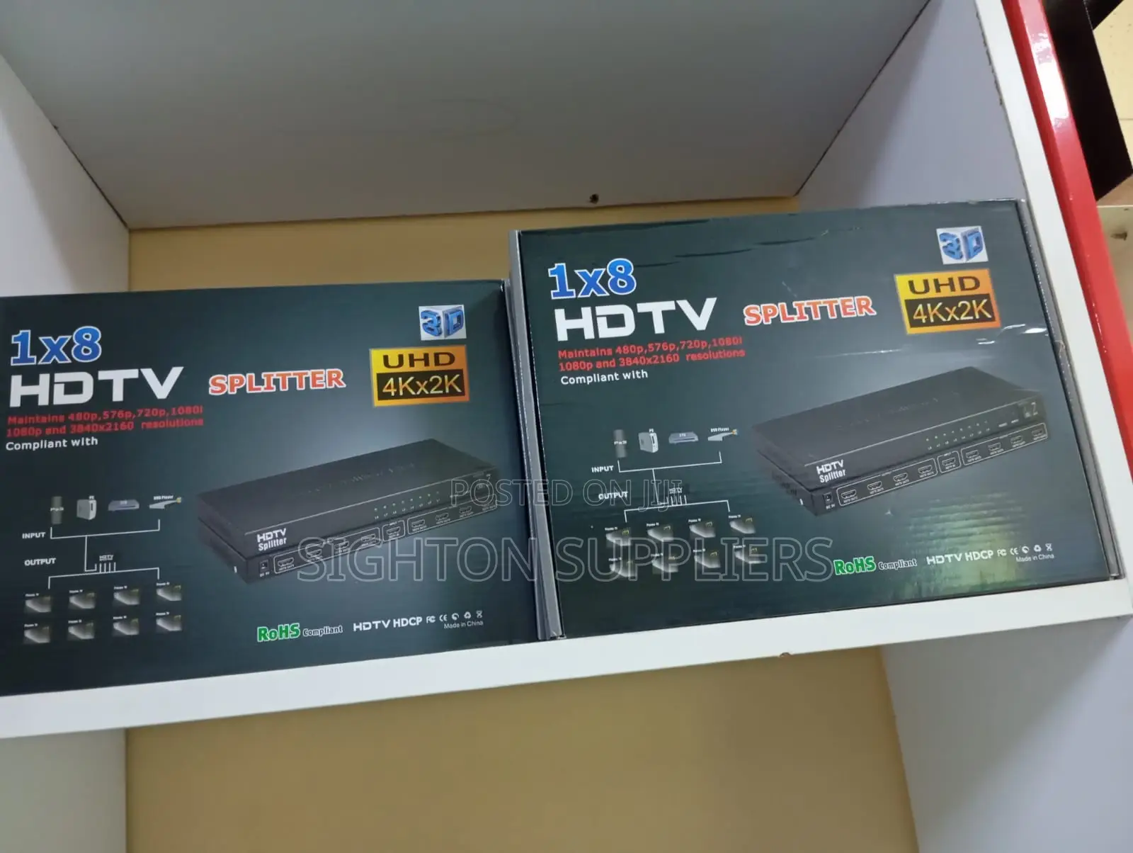 1 by 8 Way Hdmi Splitter (Eight Way Output