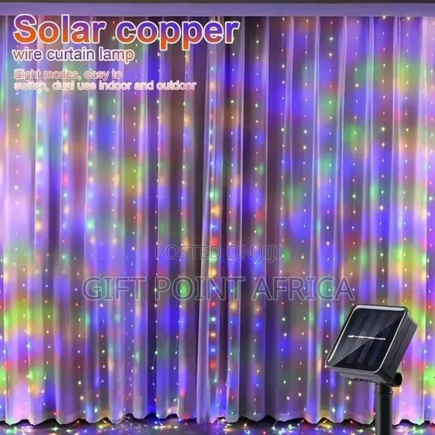 *Led Curtain Fairy Christmas Lights With Remote For Control