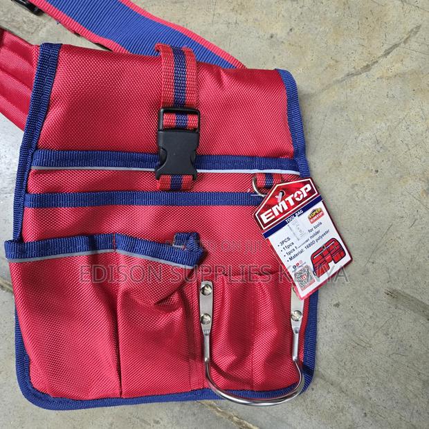 Tool Pouch Emtop Tool Bag Waist Belt Carry Bags Toolbox - thumbnail 2