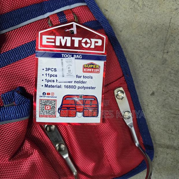 Tool Pouch Emtop Tool Bag Waist Belt Carry Bags Toolbox - thumbnail 3
