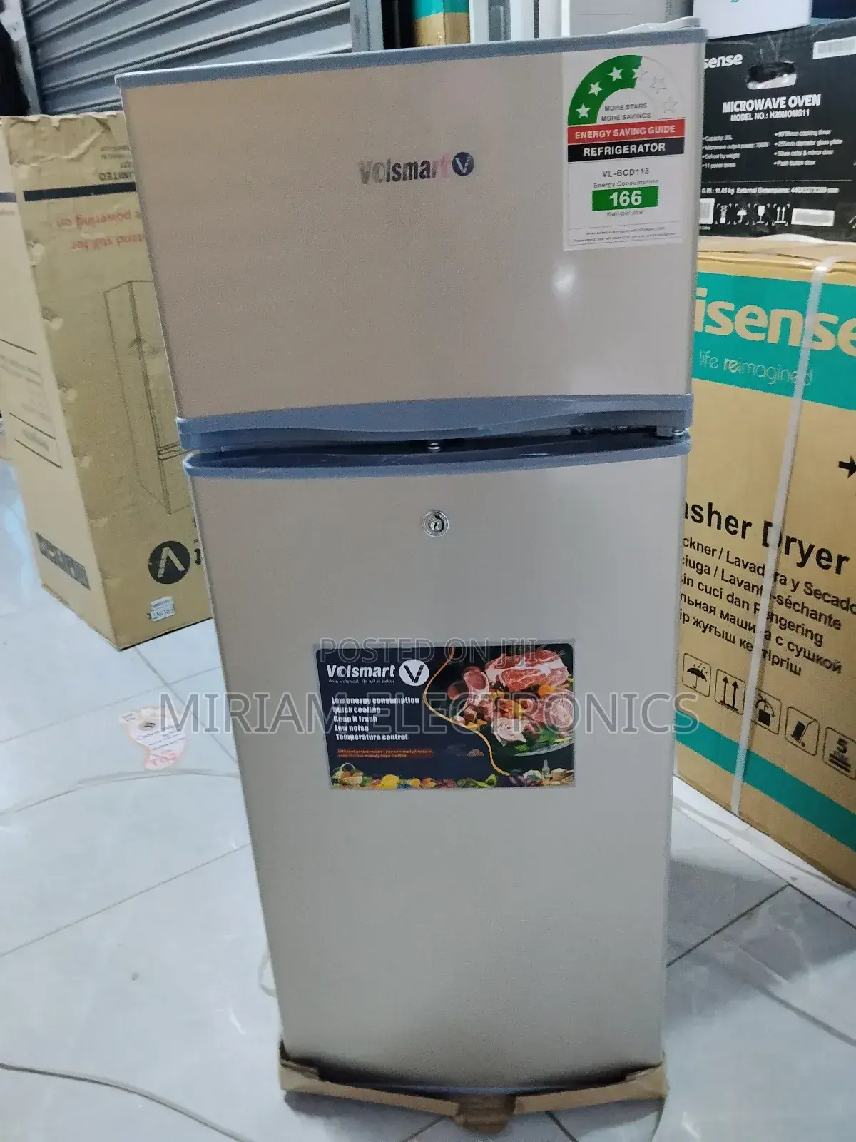 Vol Smart Bdc108,108 Litres Double Door Fridge
