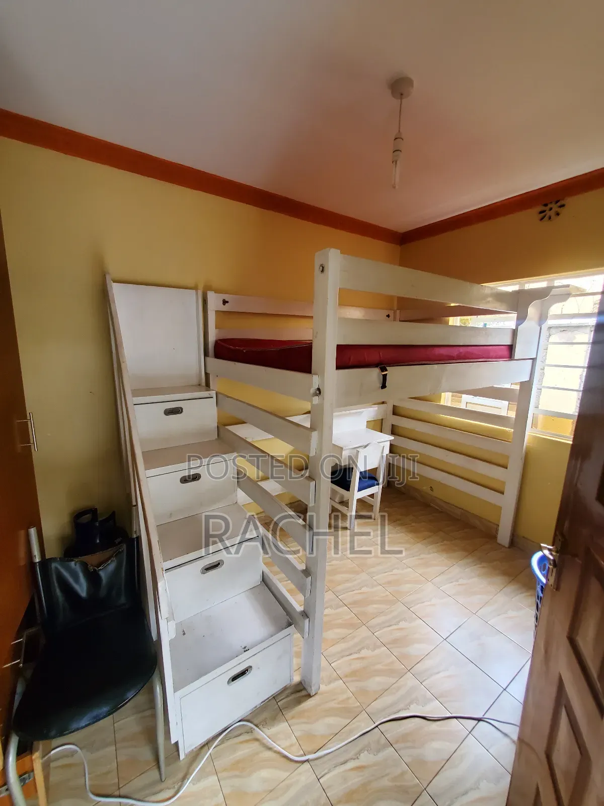 4by6 Top Bunk Bed With Study Table