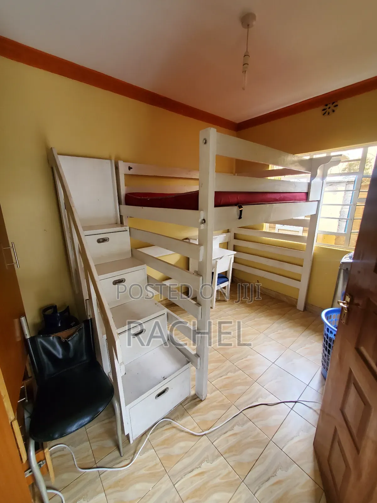 4by6 Top Bunk Bed With Study Table