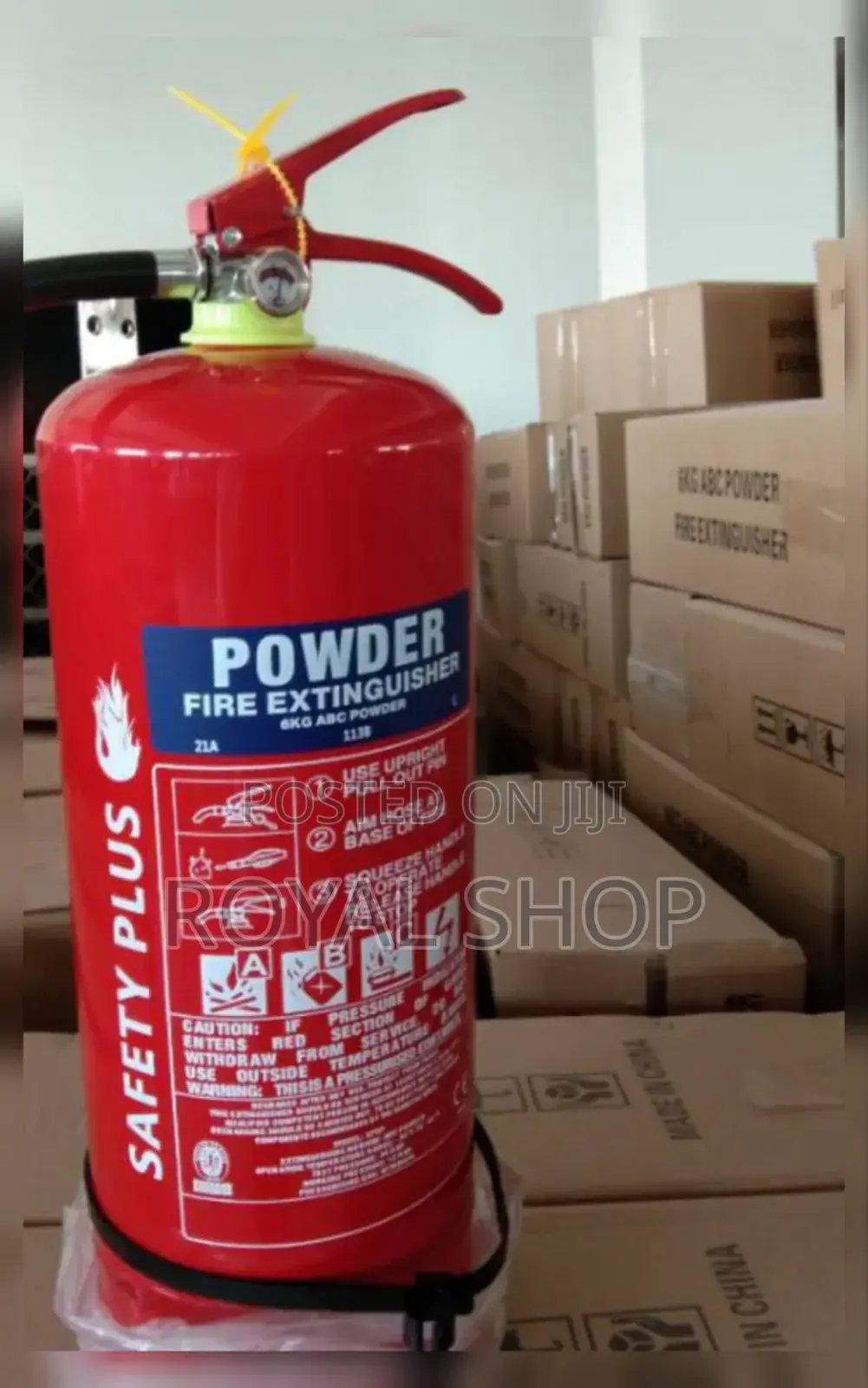 Dry Powder 6kg Fire Extinguisher