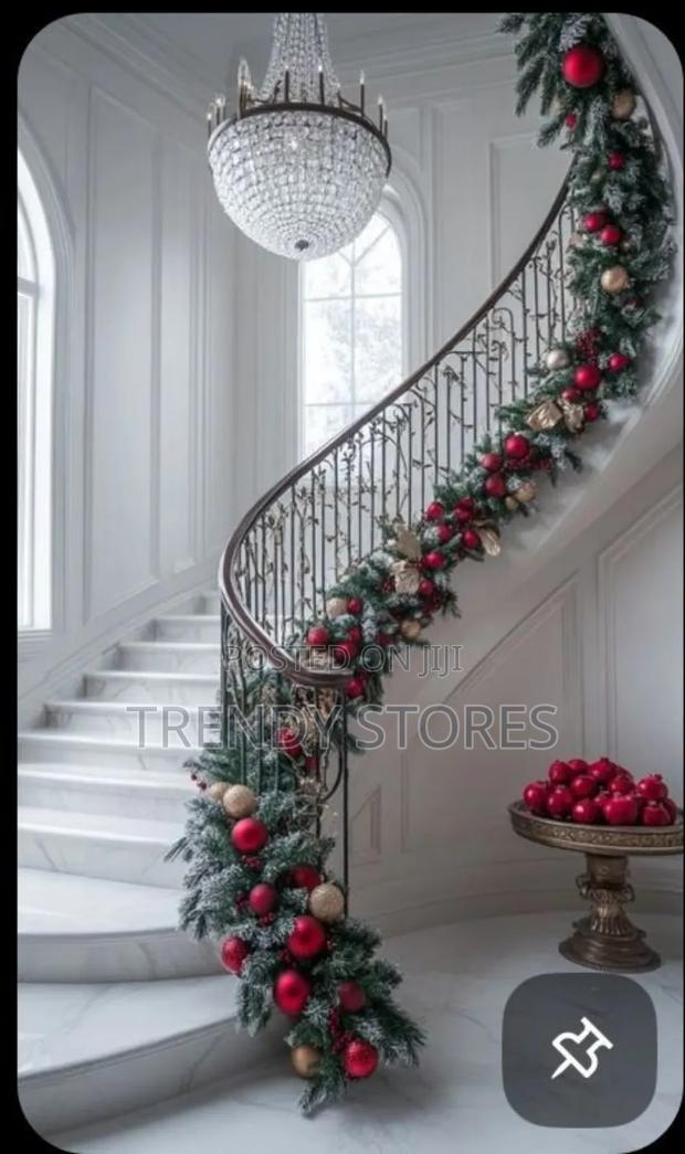 Snow Flocked Christmas Garland - main view