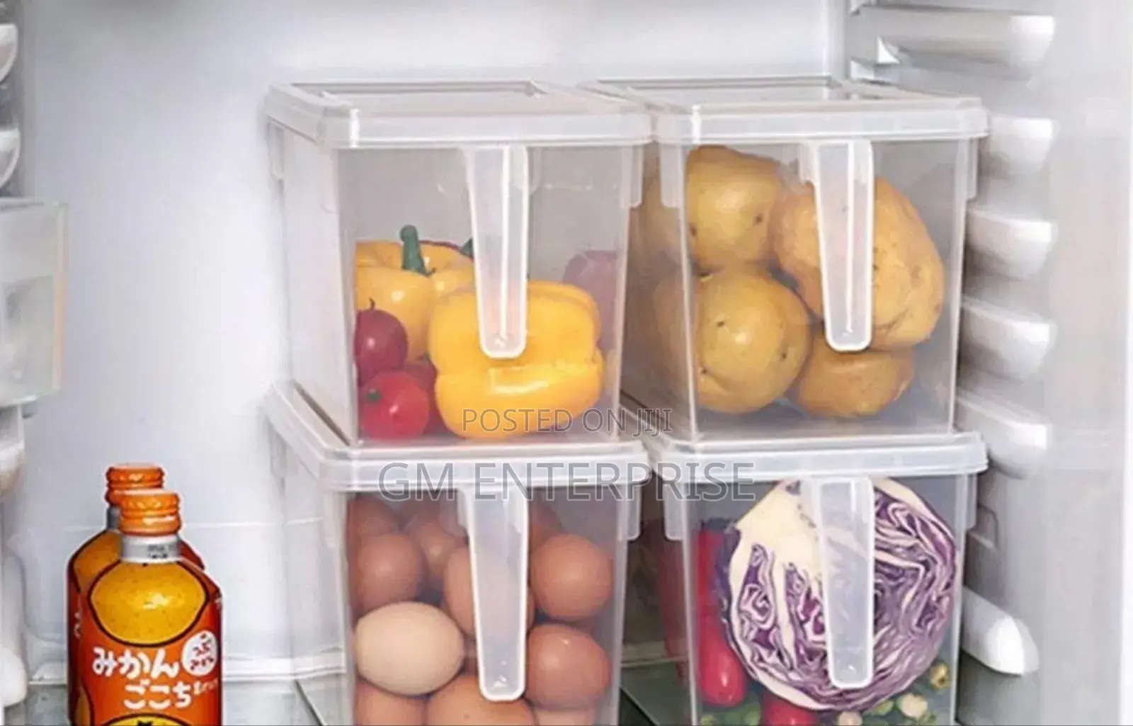Fridge/Cereal Containers With Handle
