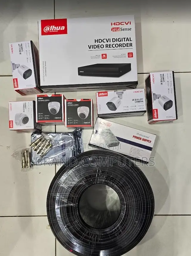 Eight Channels Dahua CCTV Package With 8 Channels DVR Set