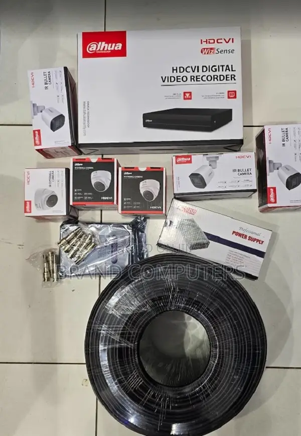 Dahua 8 Channel CCTV Camera Complete Kit Ir Full 1080p Camera