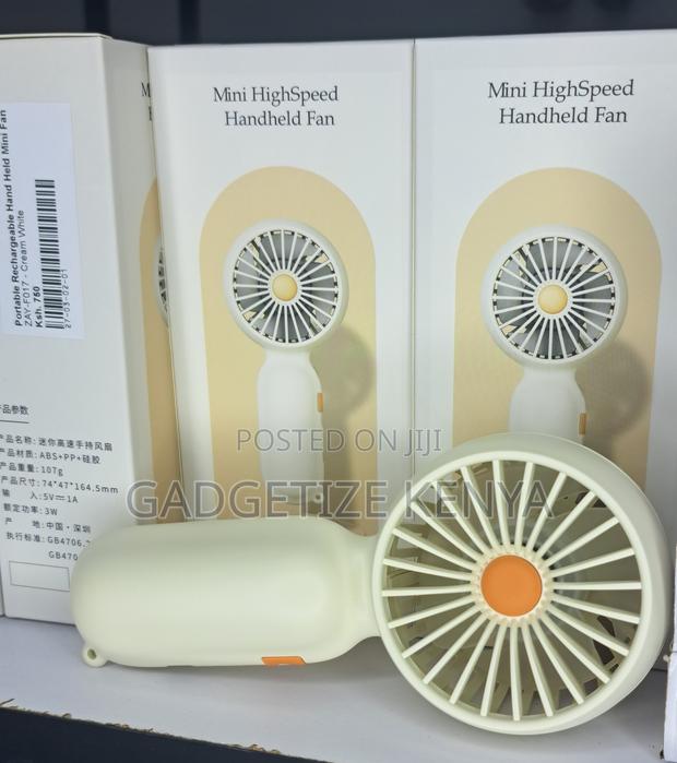 Portable Rechargeable Hand Held Mini Fan - thumbnail 4