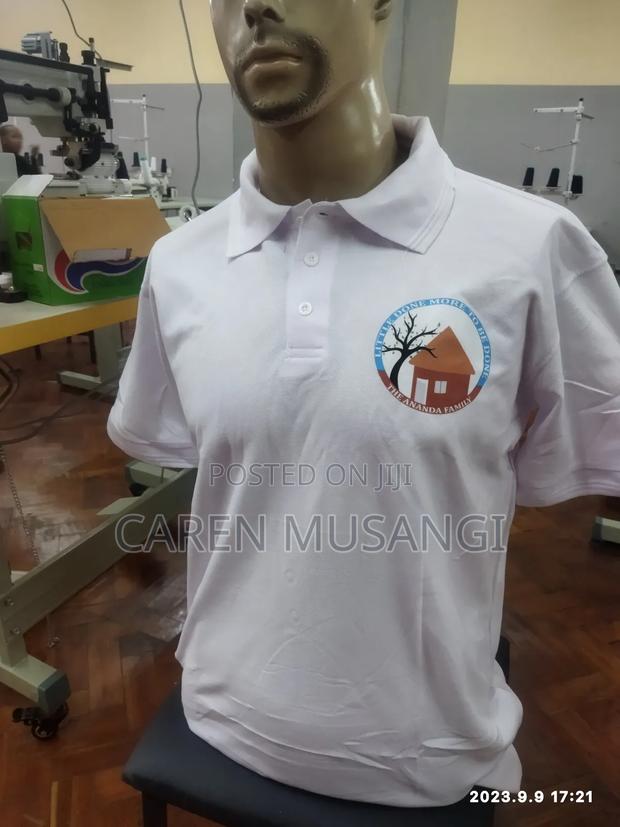 Classic White Polo T-Shirts - main view